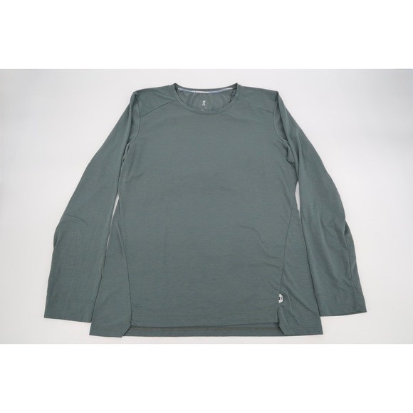 On Clouds Other - On Cloud Running Long Sleeve Comfort Long-T‎ Performance Shirt Green Men's Large